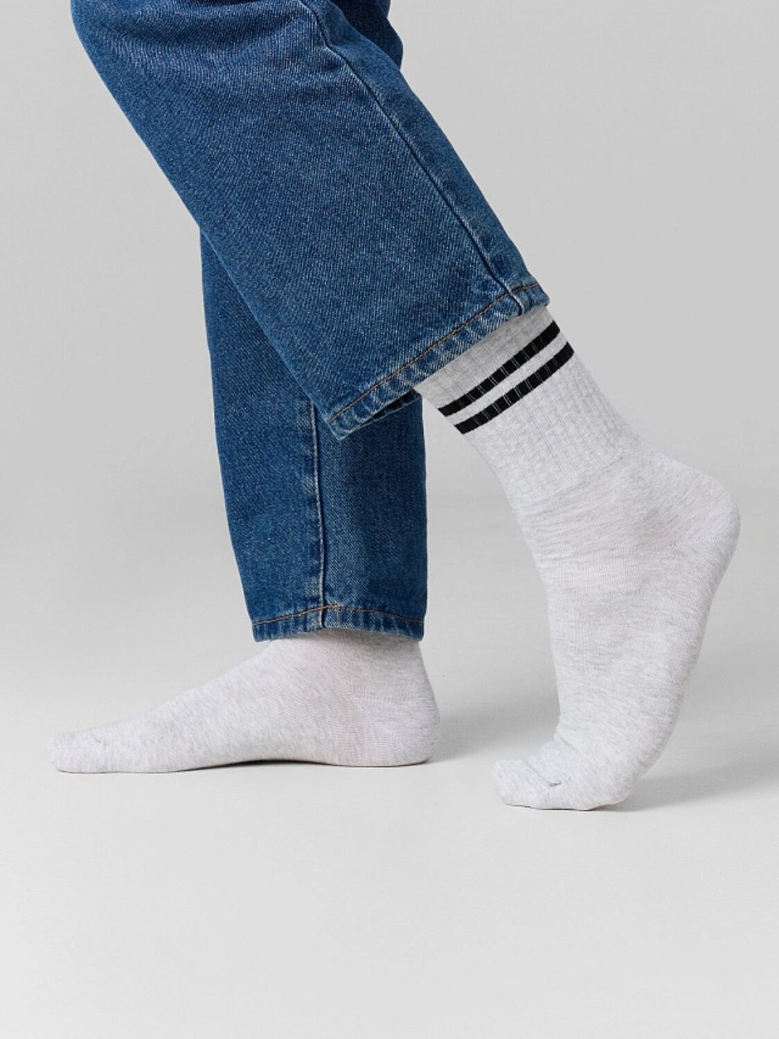 MARK FORMELLE Мужские носки 575963 107A-3090 сер.меланж /св.сер.мел /джинсовый/