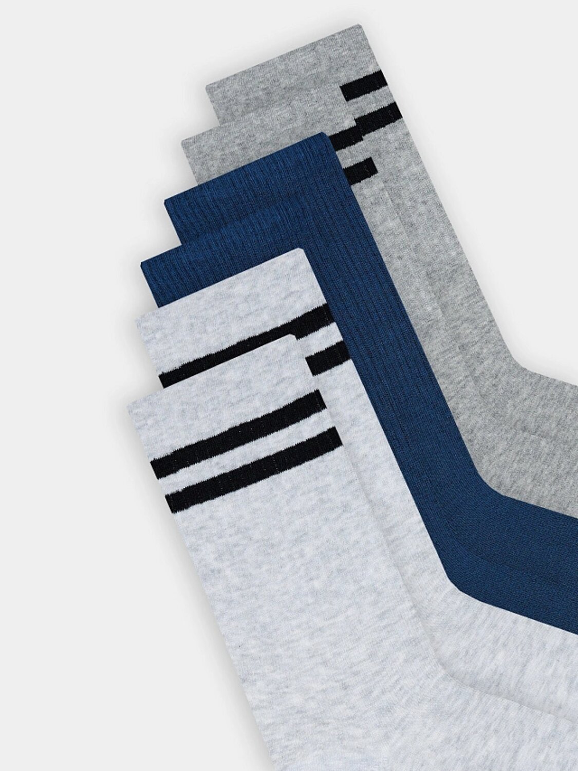 MARK FORMELLE Мужские носки 575963 107A-3090 сер.меланж /св.сер.мел /джинсовый/