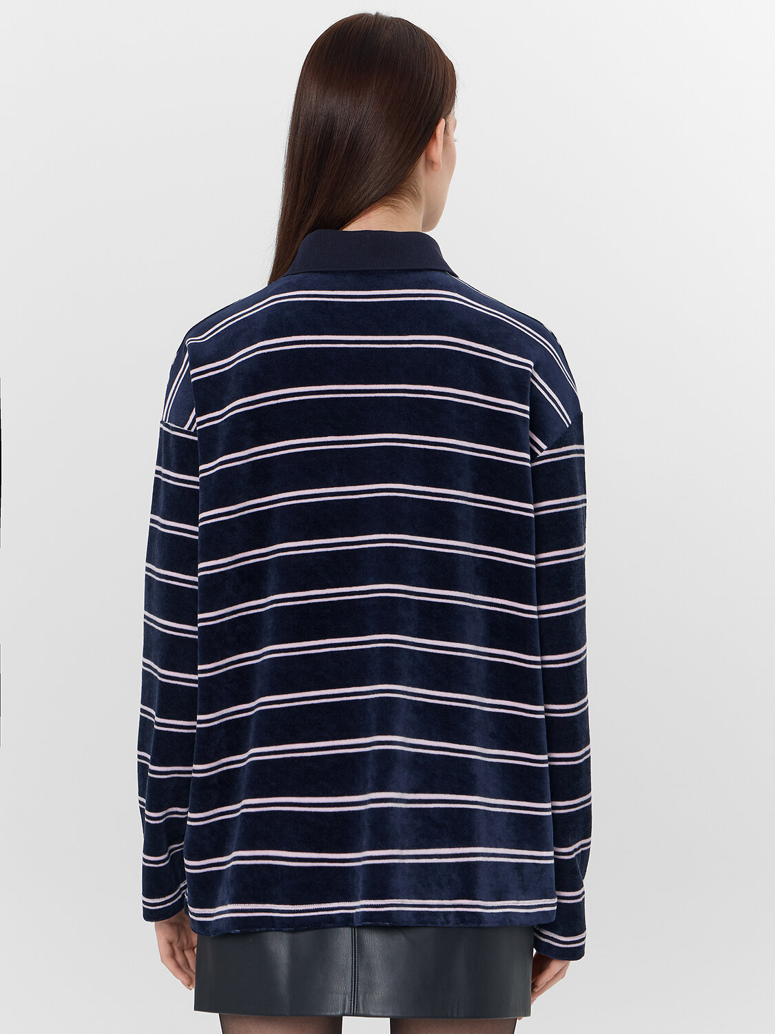 MARK FORMELLE Поло 575976 122851 розовая полоска на т.синем