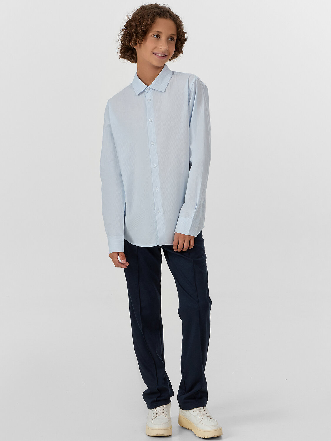 MARK FORMELLE Рубашка 575978 123478 бело -голубая полоска