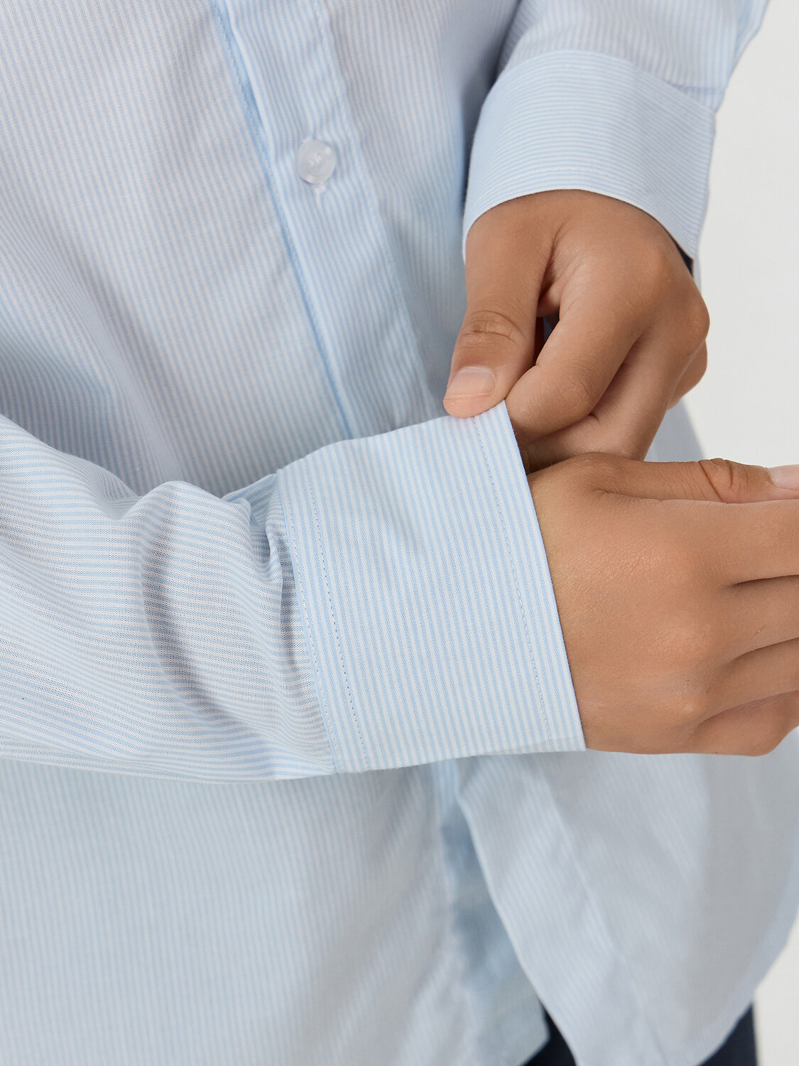 MARK FORMELLE Рубашка 575978 123478 бело -голубая полоска