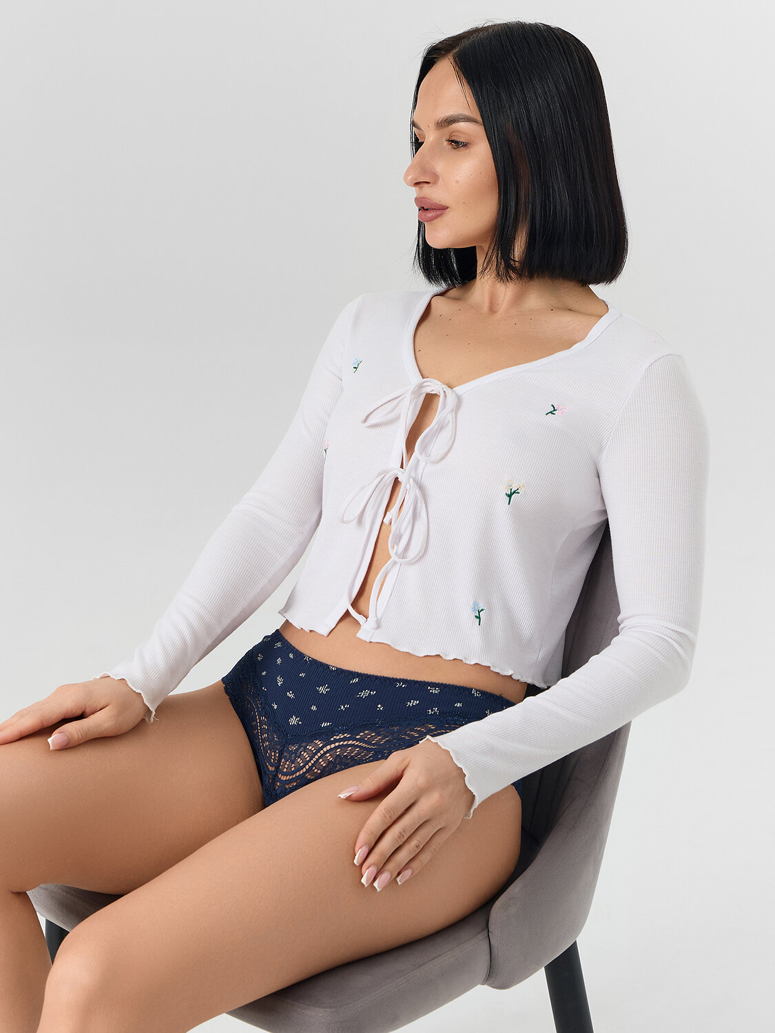 MARK FORMELLE Трусы 576024 412538 цветочки на синем