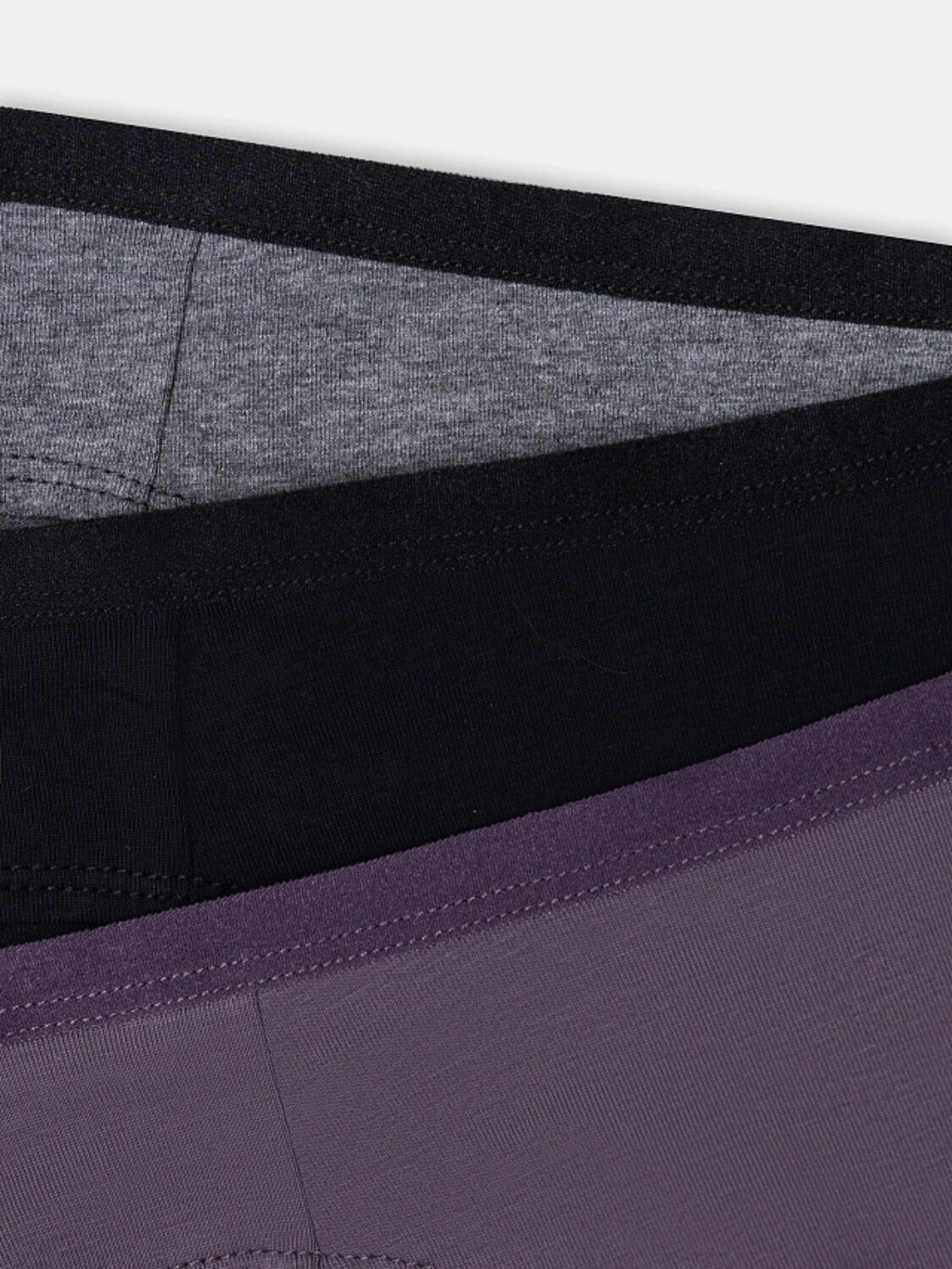 MARK FORMELLE Трусы 576026 412247H-3 меланж темно-серый+гортензия +черный