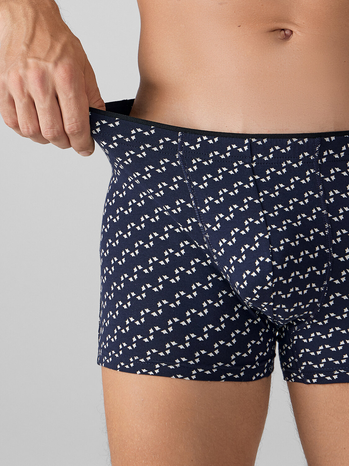 MARK FORMELLE Трусы 576036 411134 диагональный узор на глубоком синем