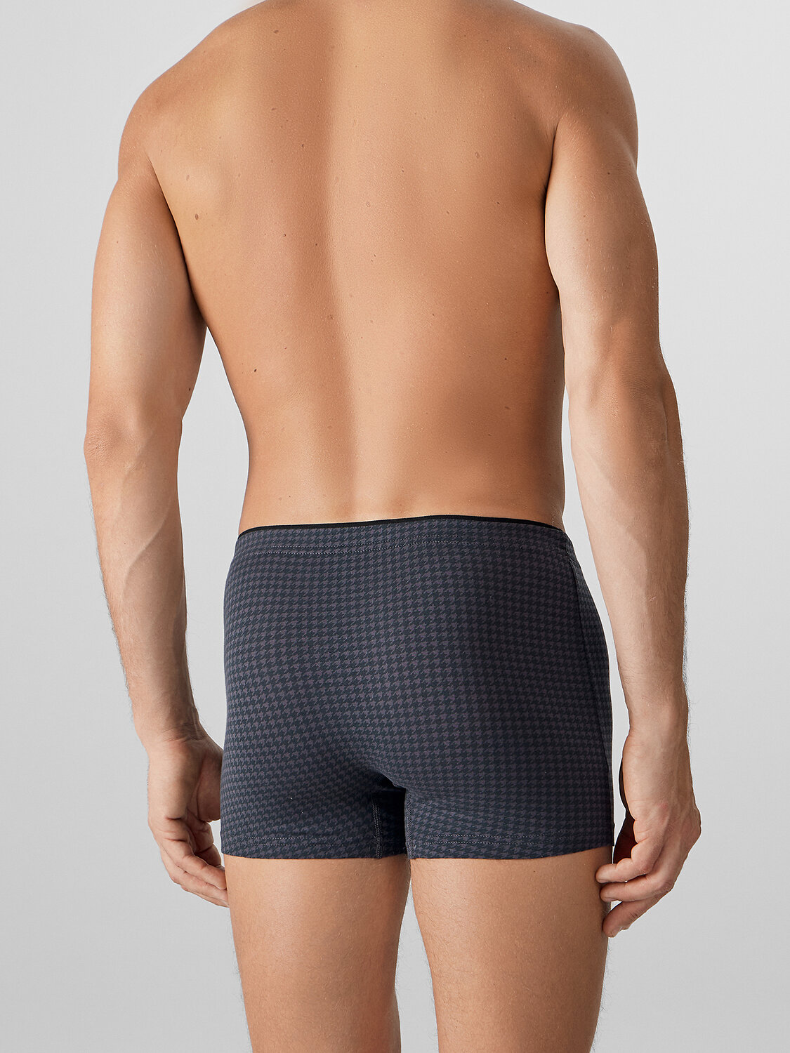 MARK FORMELLE Трусы 576038 411134 черная гусиная лапка на т.сером