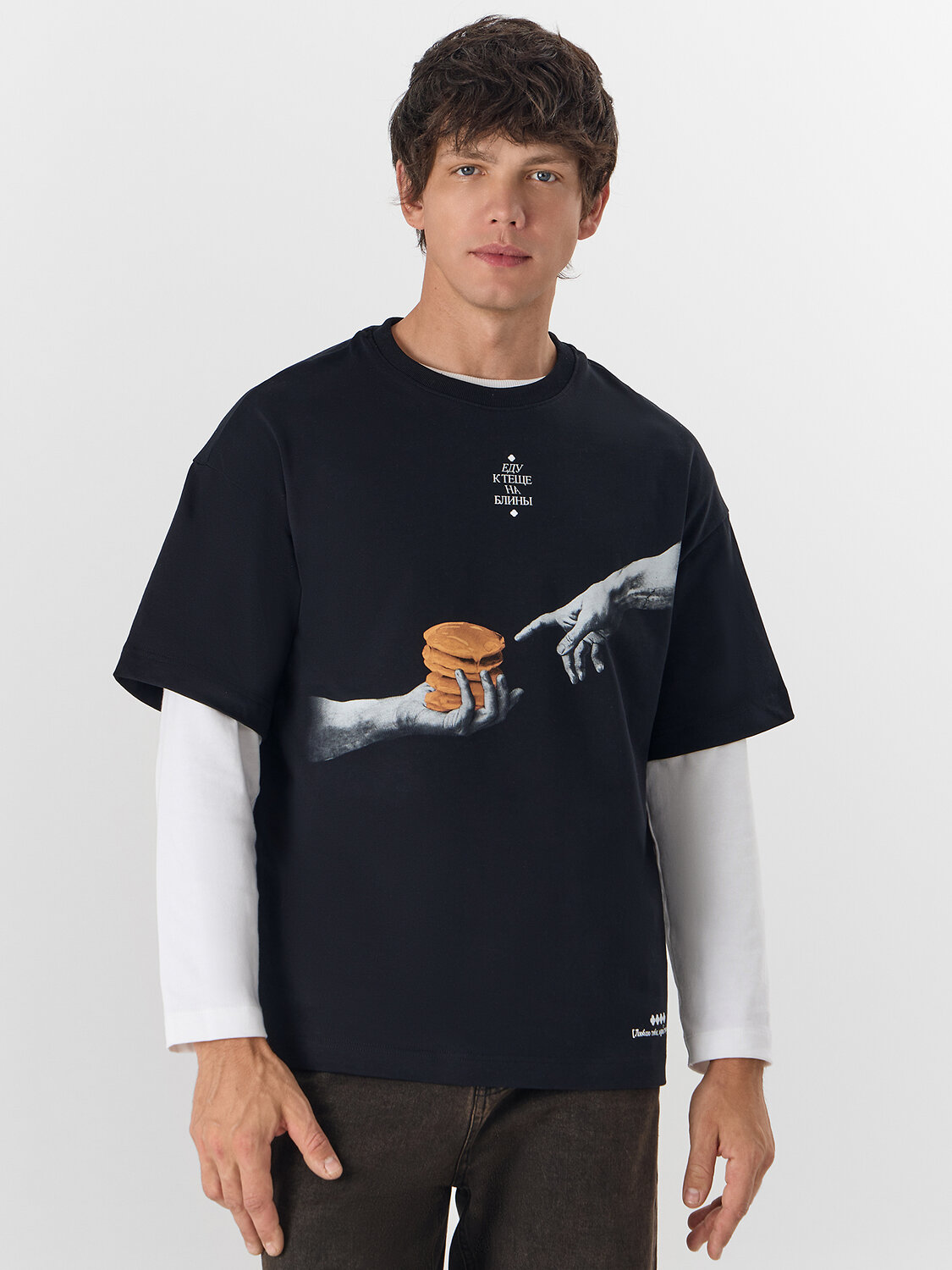 MARK FORMELLE Футболка 576044 111900 черный +печать