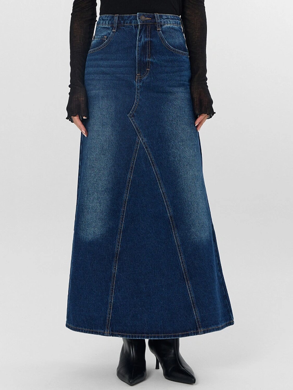 MARK FORMELLE Юбка 576052 2025-2DSK103-3 темно -синий