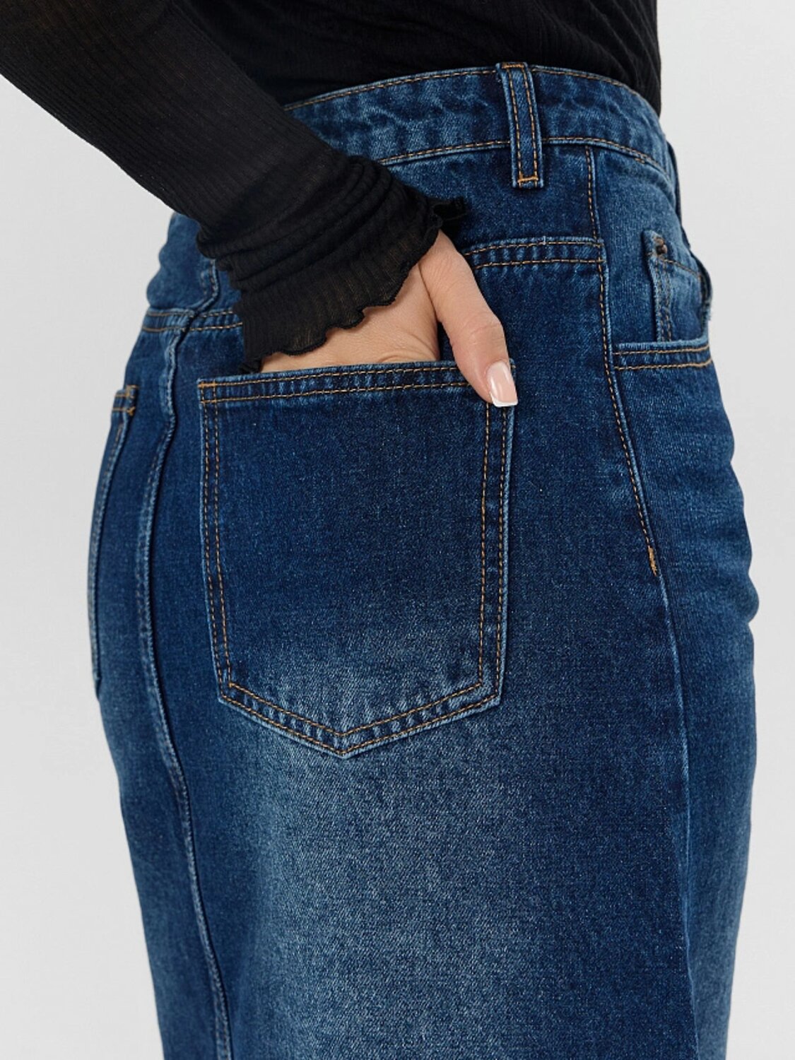 MARK FORMELLE Юбка 576052 2025-2DSK103-3 темно -синий