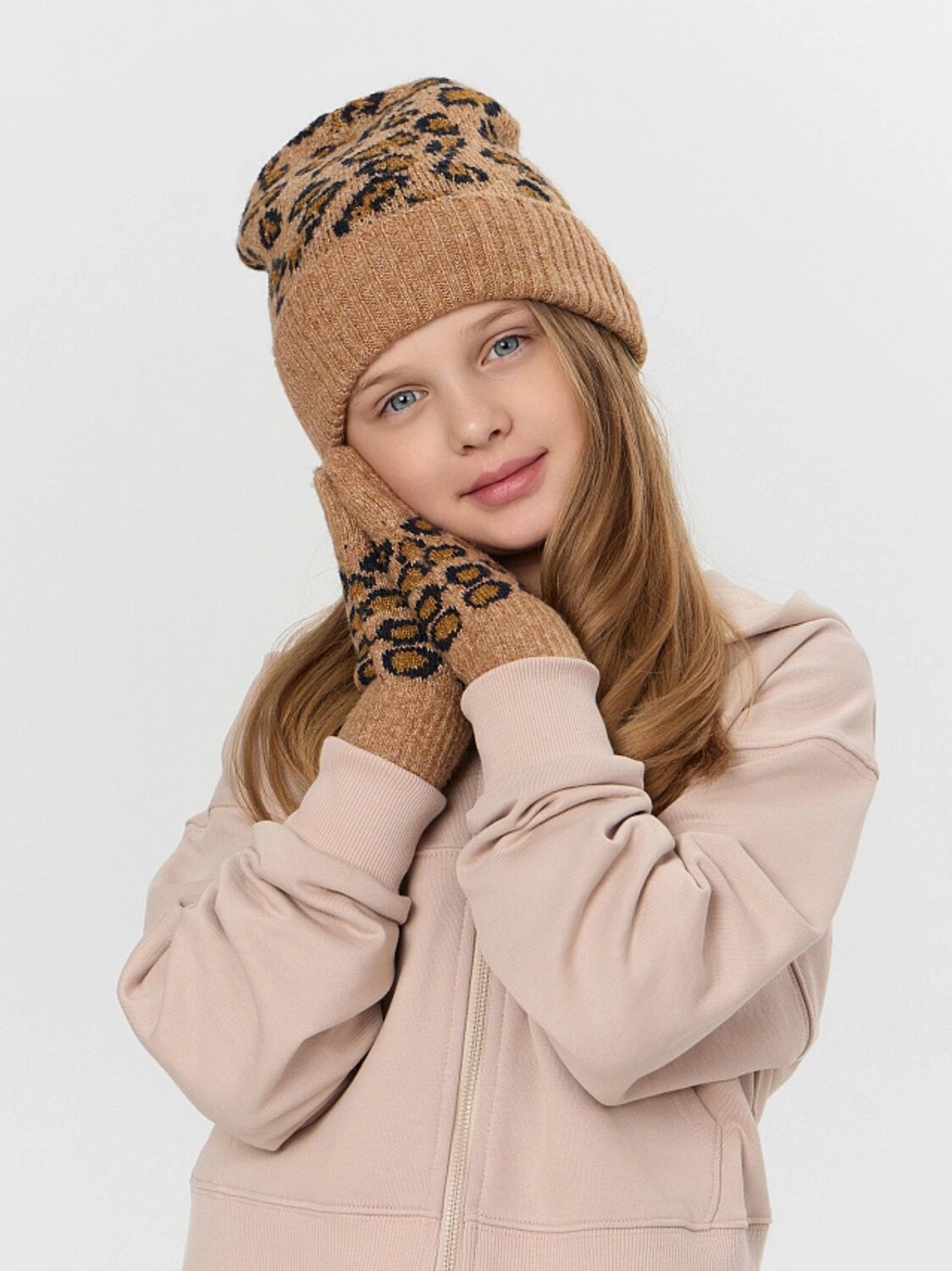 MARK FORMELLE Шапка 576056 MF24017 леопард