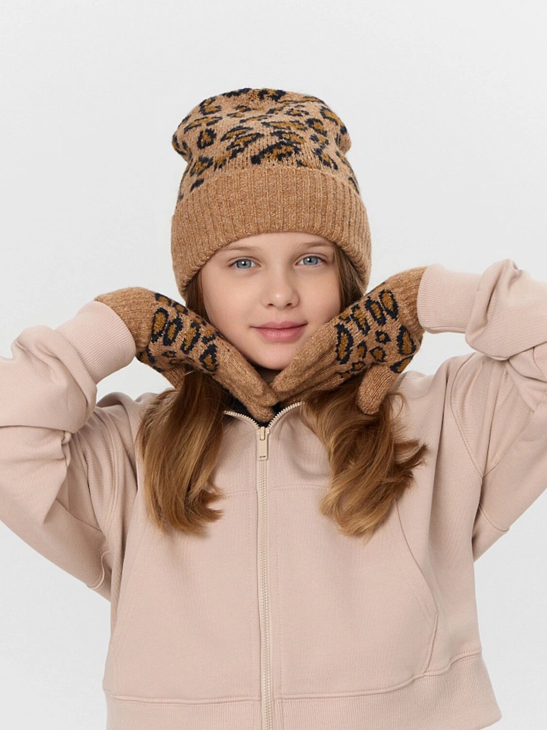 MARK FORMELLE Шапка 576056 MF24017 леопард