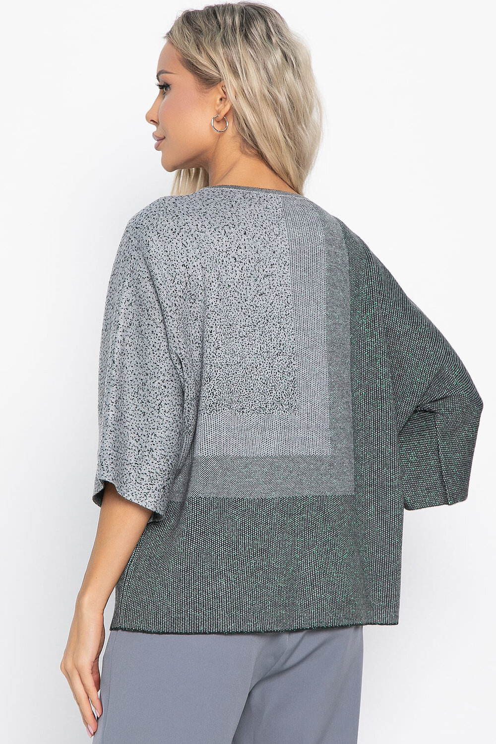 LT Collection Джемпер 576077 Б14998-4М серый