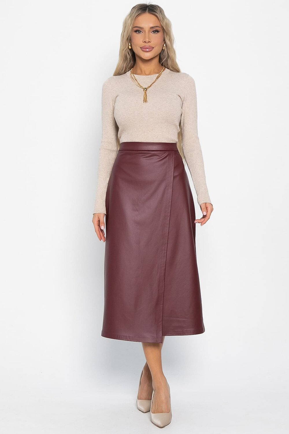 LT Collection Юбка 576079 Ю15014-25М бордовый