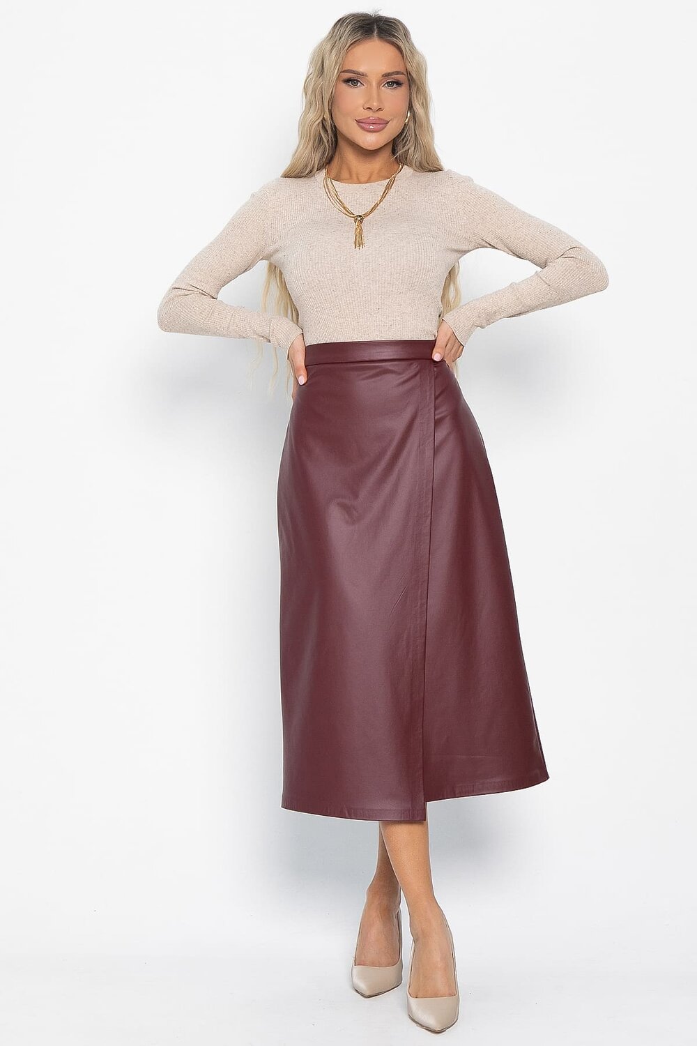 LT Collection Юбка 576079 Ю15014-25М бордовый