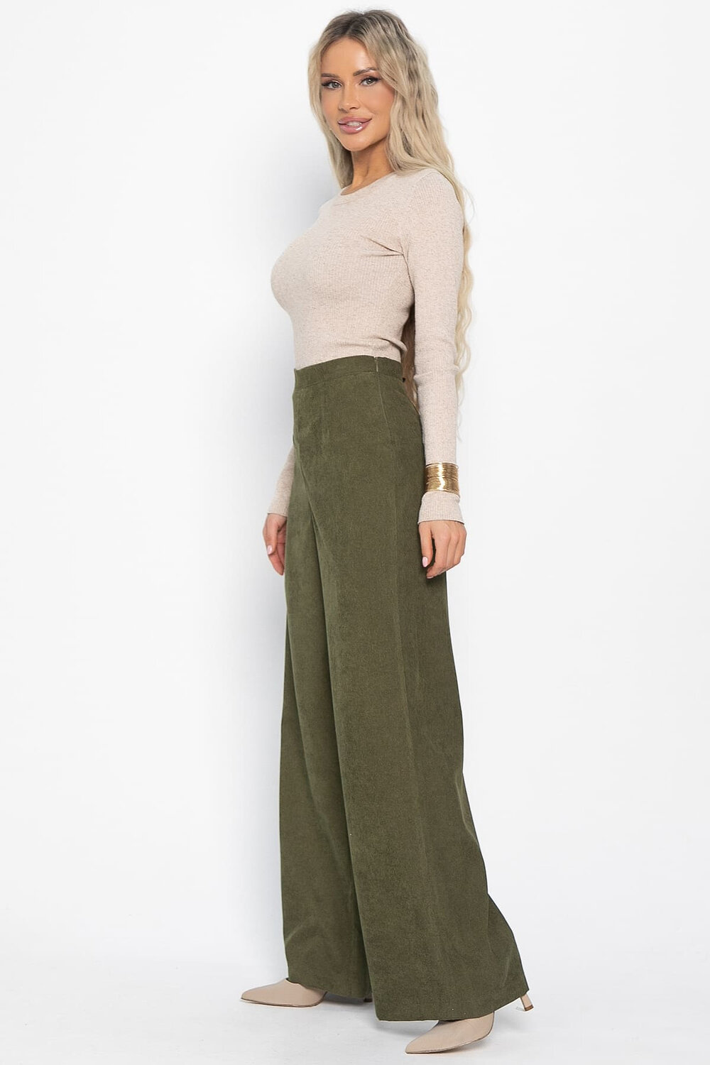 LT Collection Брюки 576080 Б15018-10М зеленый