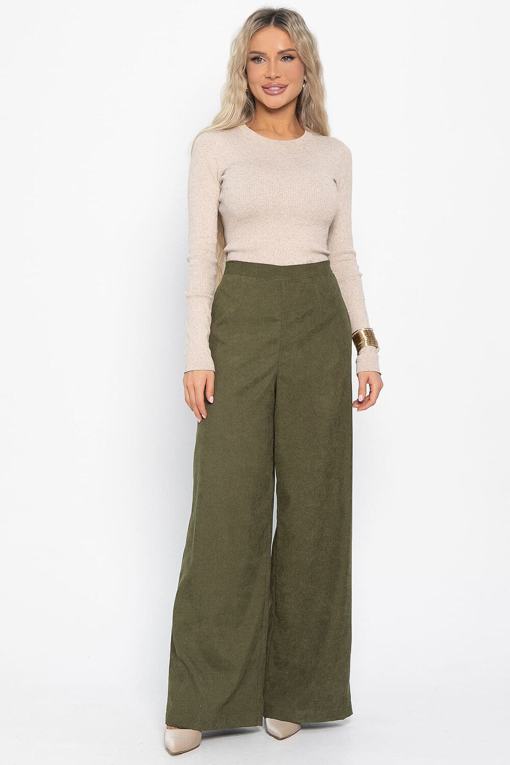 LT Collection Брюки 576080 Б15018-10М зеленый