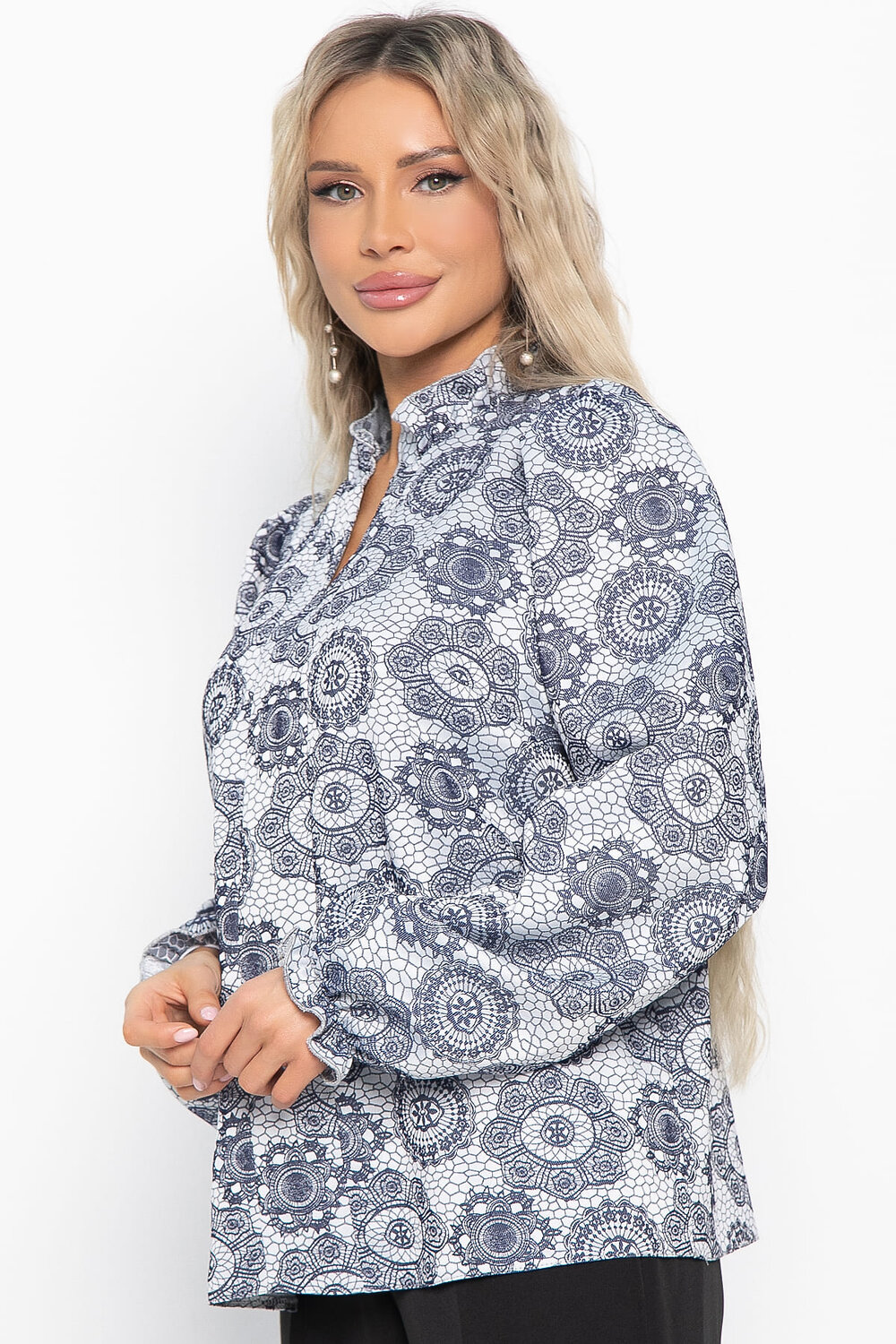 LT Collection Блуза 576081 Б15016-18М серый