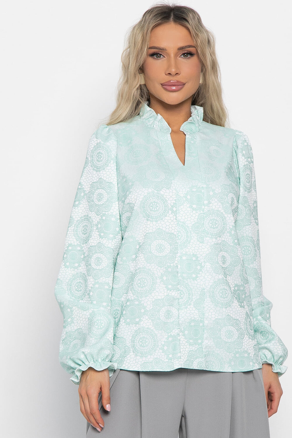 LT Collection Блуза 576085 Б15017-18М мятный