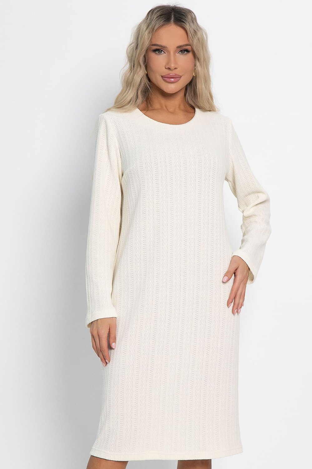 LT Collection Платье 576089 П15026-25М молочный