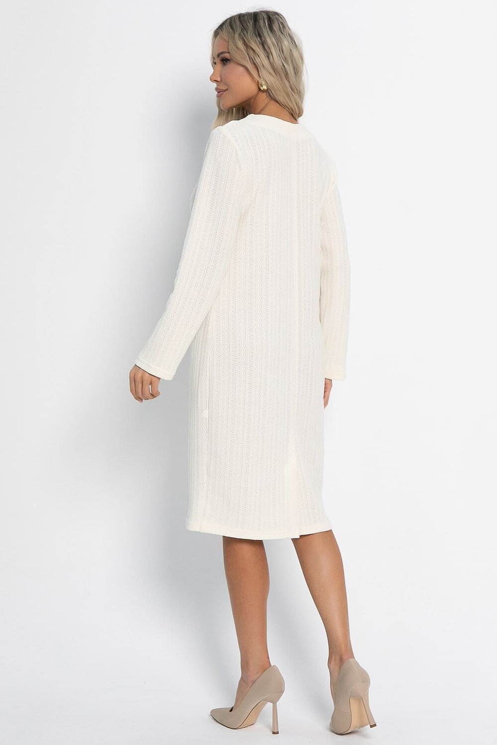 LT Collection Платье 576089 П15026-25М молочный