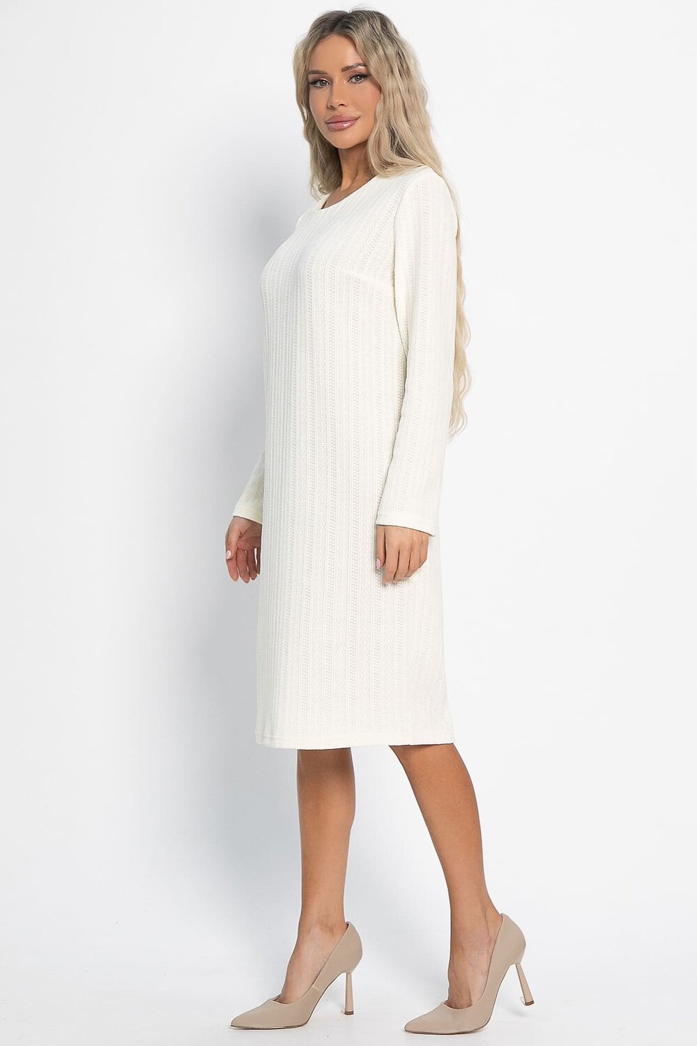 LT Collection Платье 576089 П15026-25М молочный