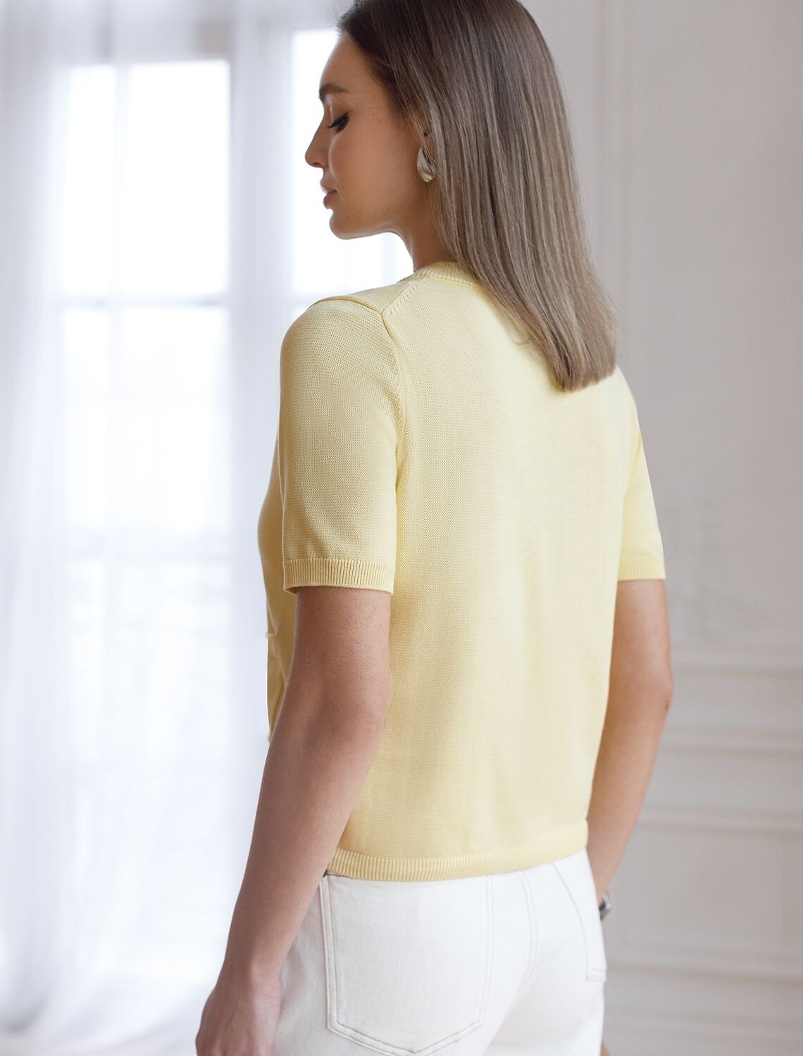 VILATTE Кардиган 576092 D31.151 светло-желтый