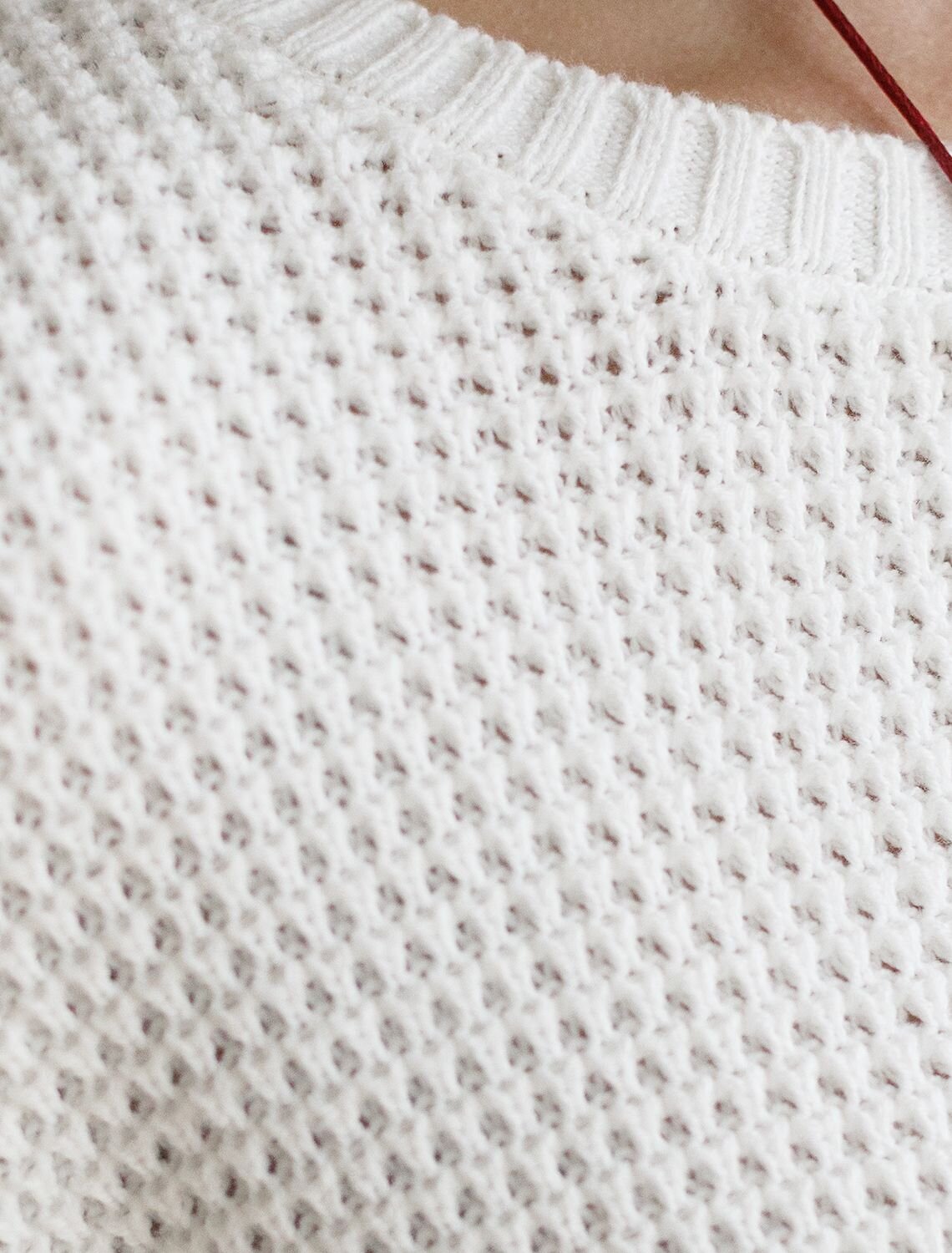 VILATTE Джемпер 576095 D39.379 белый