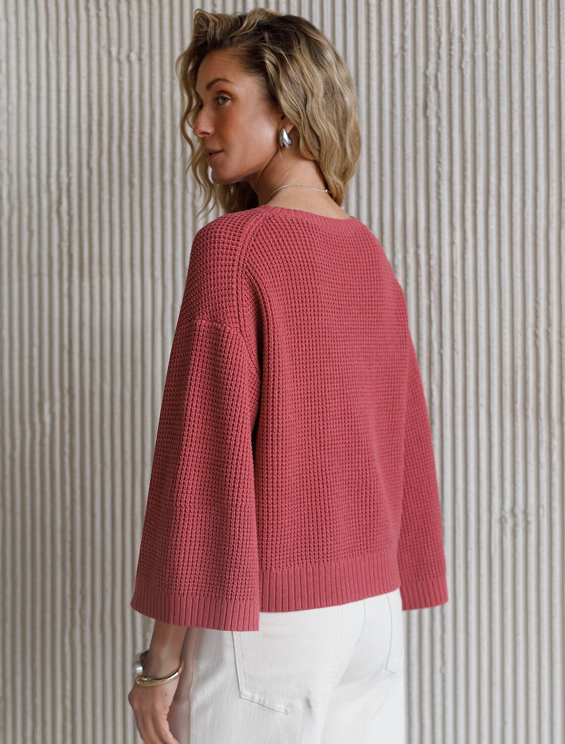 VILATTE Джемпер 576096 D39.379 пыльно-розовый