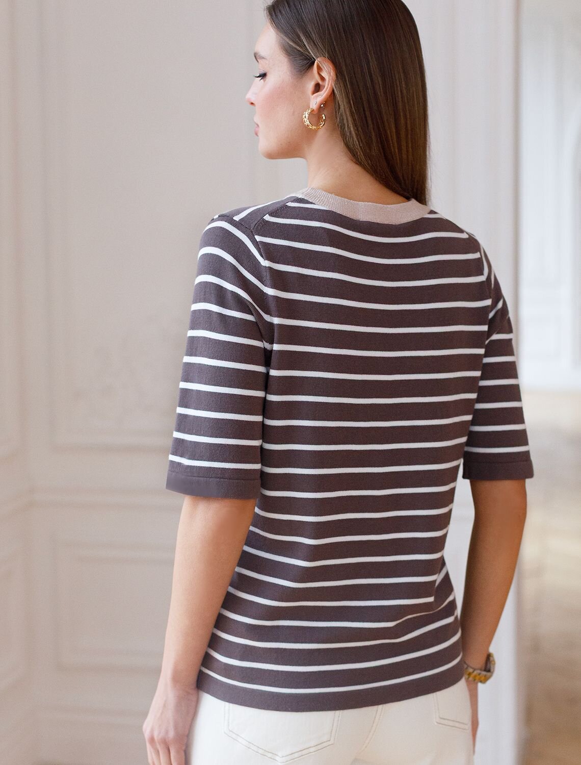 VILATTE Джемпер 576100 D39.386 кофейный