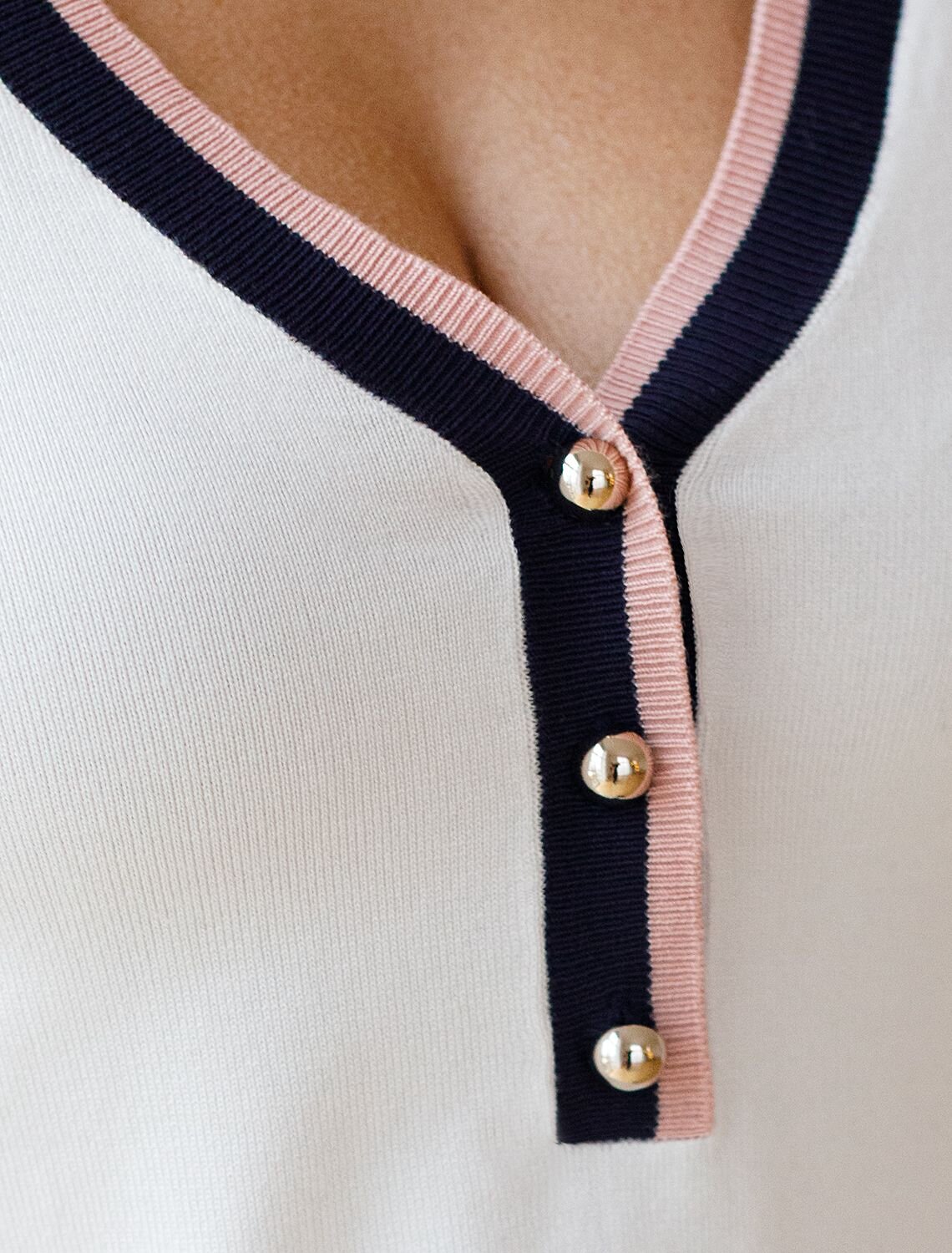 VILATTE Джемпер 576101 D39.387 белый