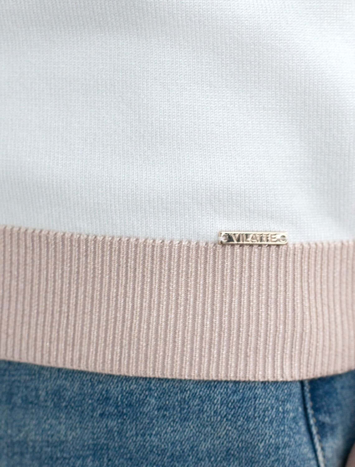 VILATTE Джемпер 576108 D39.388 белый