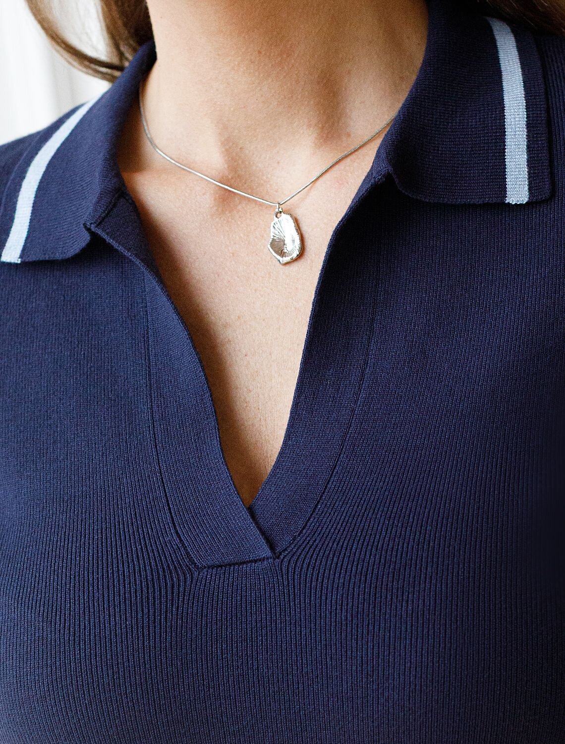 VILATTE Джемпер 576119 D39.389 темно-синий