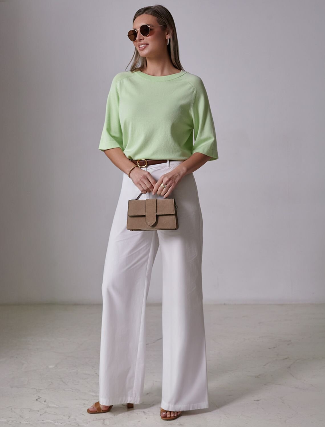 VILATTE Джемпер 576126 D39.403 светло-зеленый