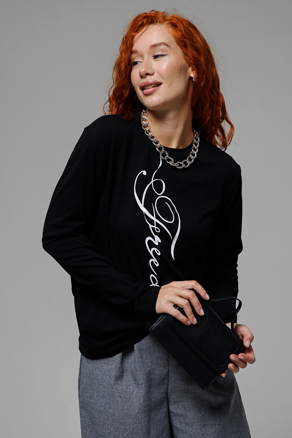 Натали Лонгслив 576141 8513 черный+freedom