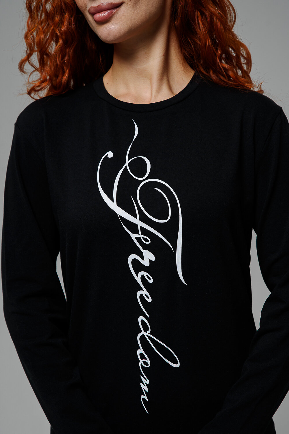 Натали Лонгслив 576141 8513 черный+freedom