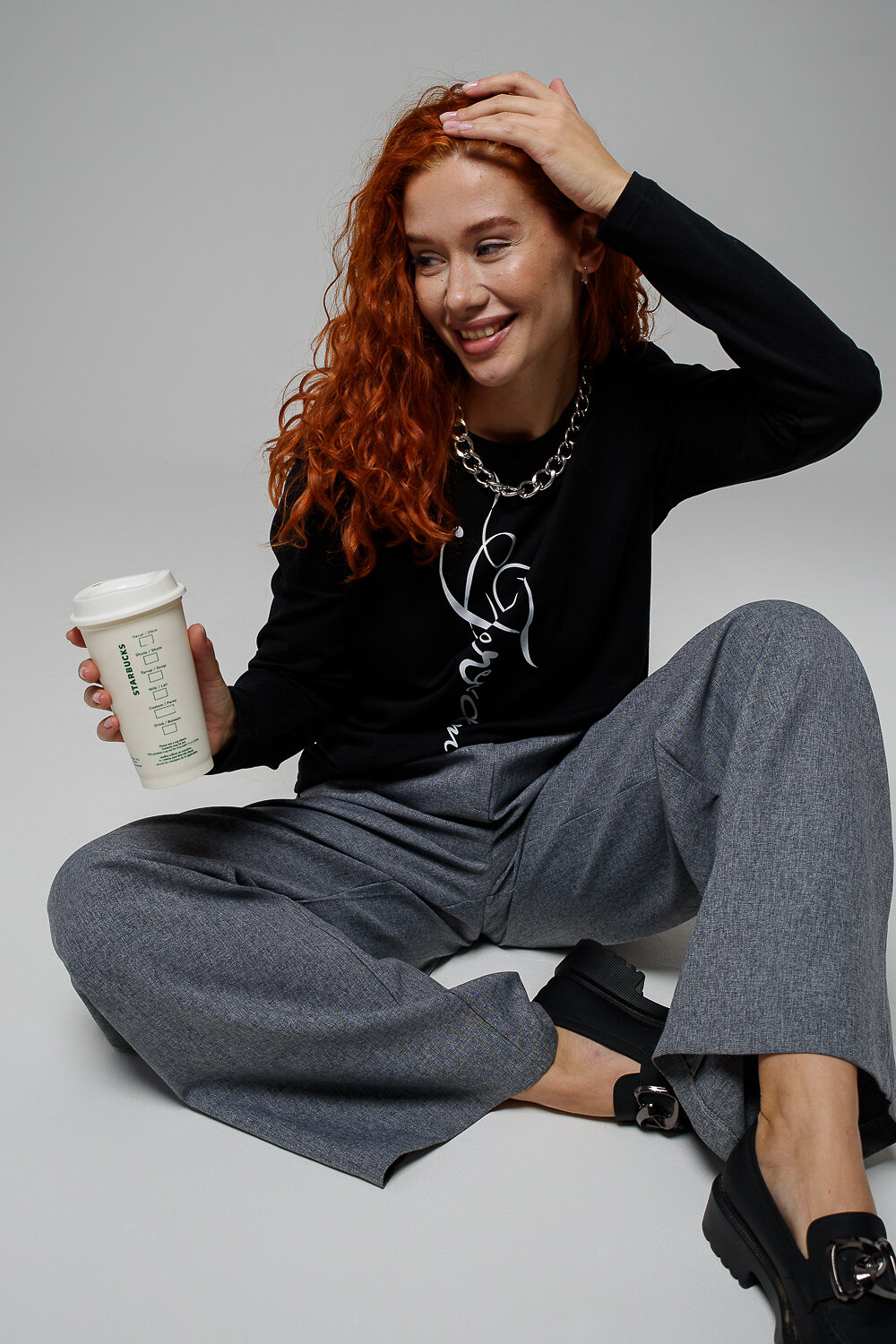 Натали Лонгслив 576141 8513 черный+freedom