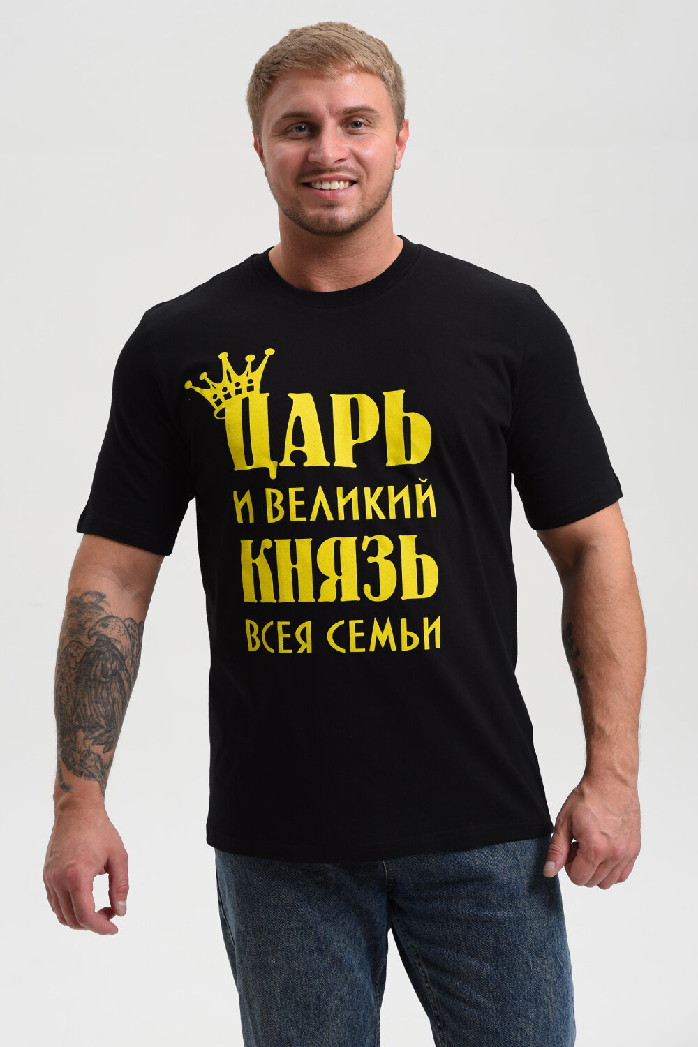 Натали Футболка 576149 8539 черный+князь