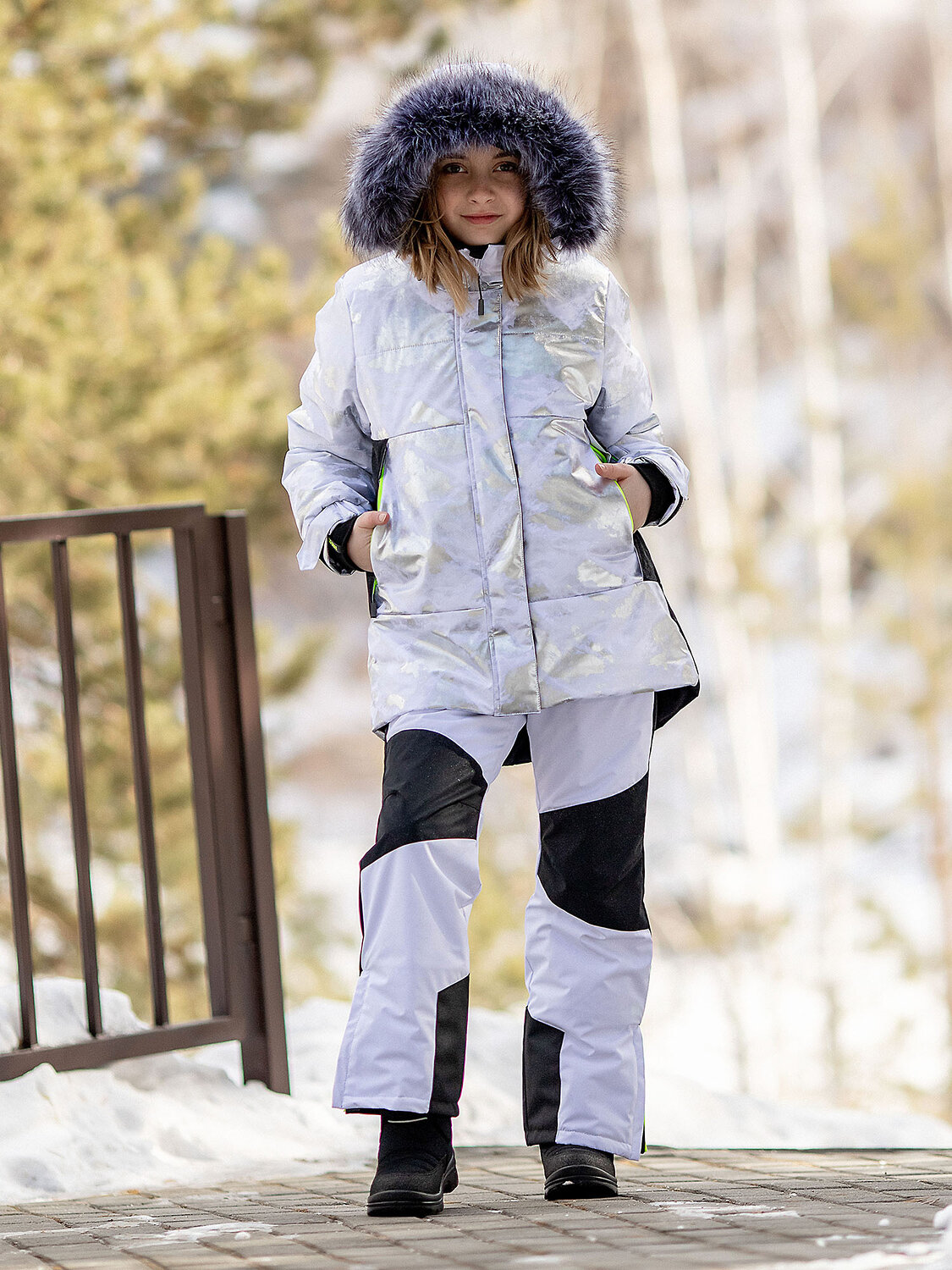 BATIK Комплект 576171 130-23з Серебро/белый/черный