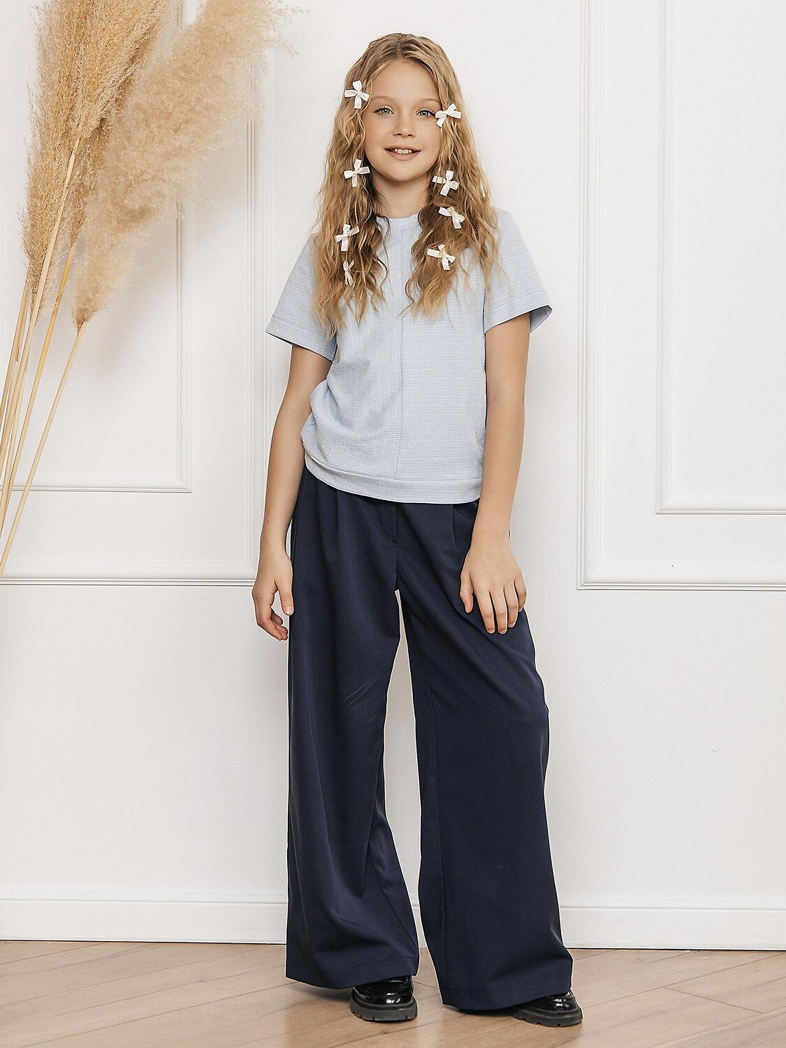 BATIK Топ 576259 082 ш25-3 голубой