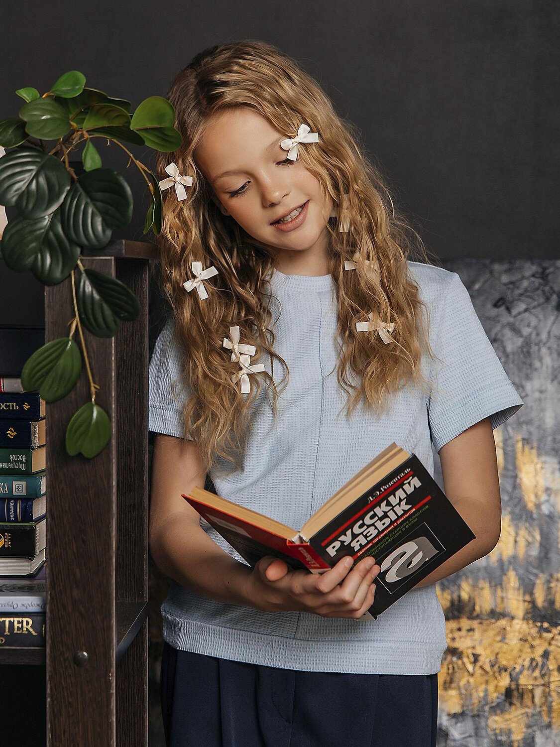 BATIK Топ 576259 082 ш25-3 голубой