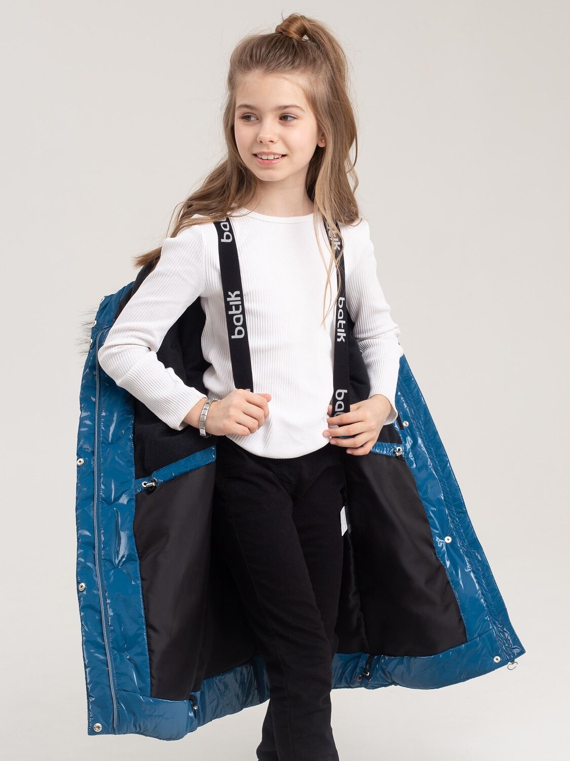 BATIK Пальто 576261 438-22з глубокий океан синий