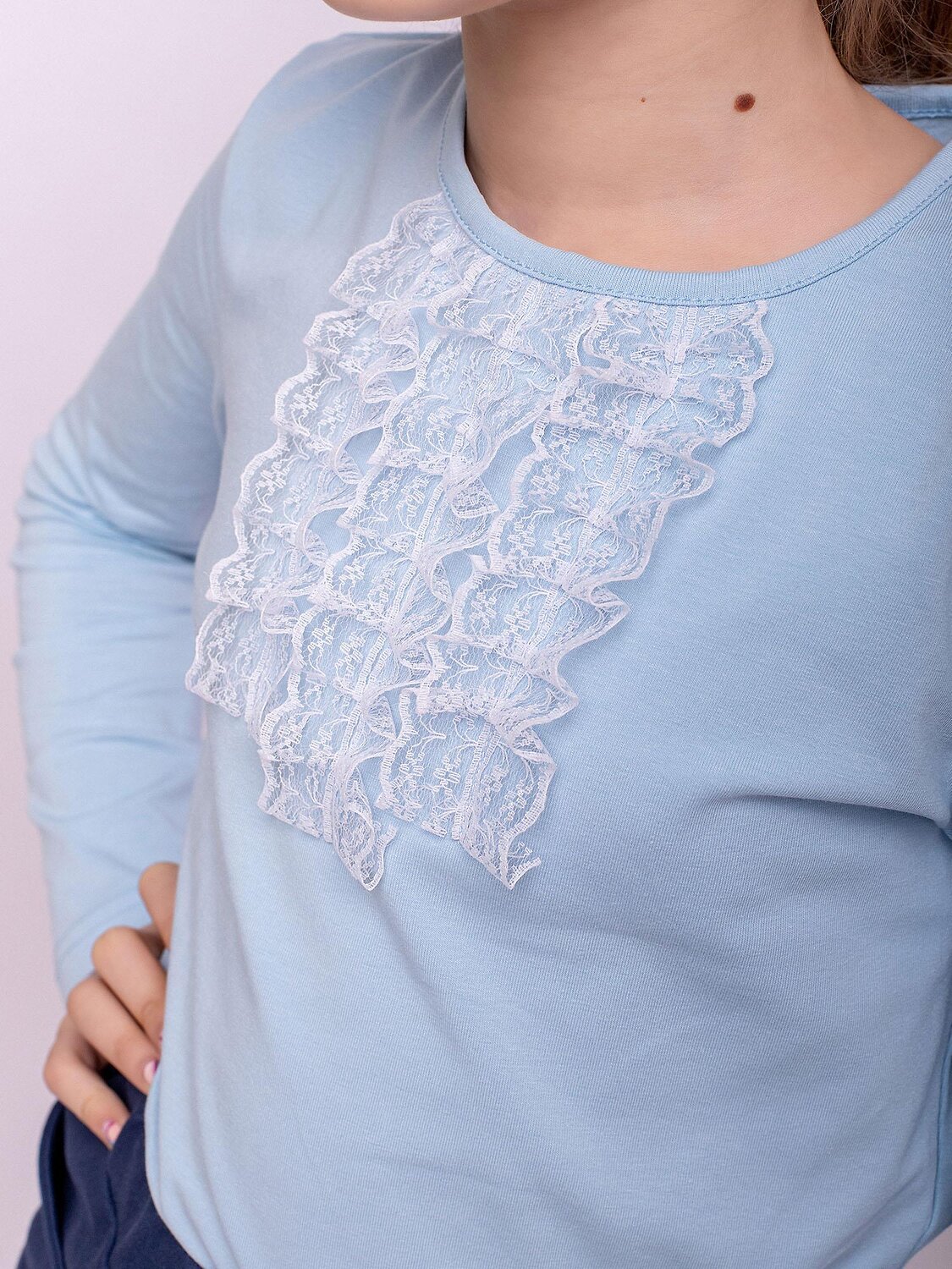 BATIK Лонгслив 576266 003_ШК22 Голубой