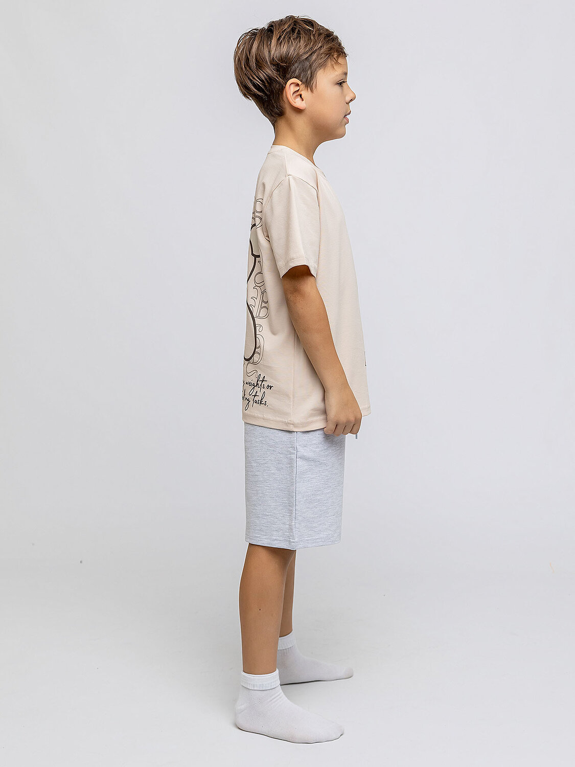 BATIK Шорты 576286 013_БПО Светло-серый меланж