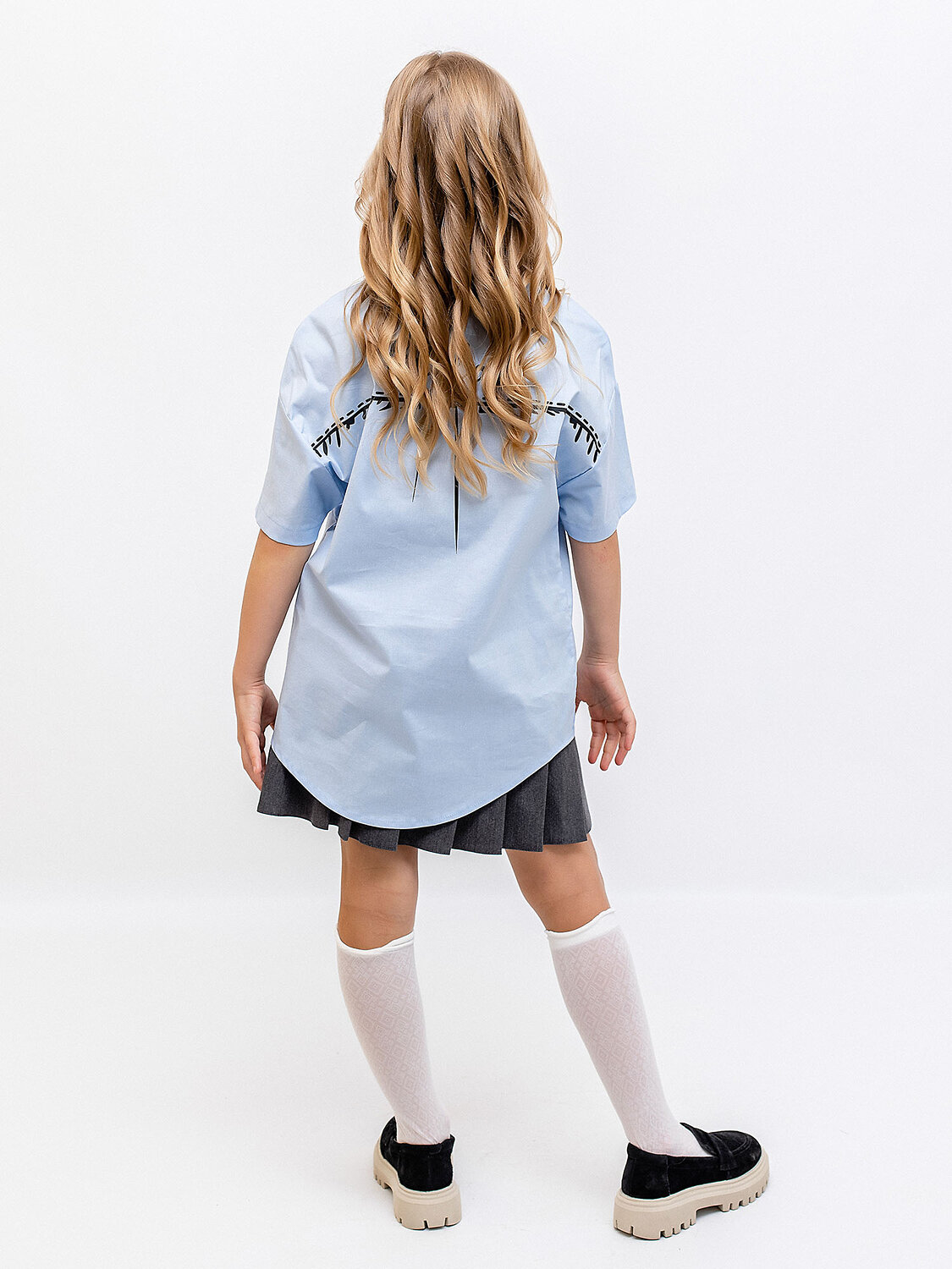 BATIK Блузка 576297 050 ш24-2 Голубой