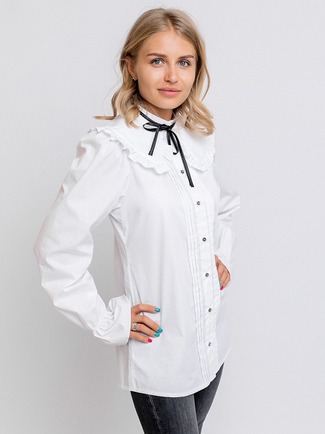 BATIK Блузка 576301 013 ш23 Белый