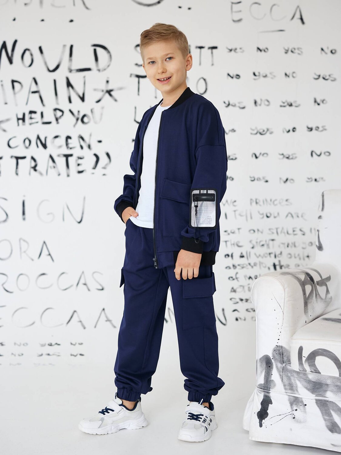 BATIK Бомбер 576307 055 ш24-2 Темно-синий