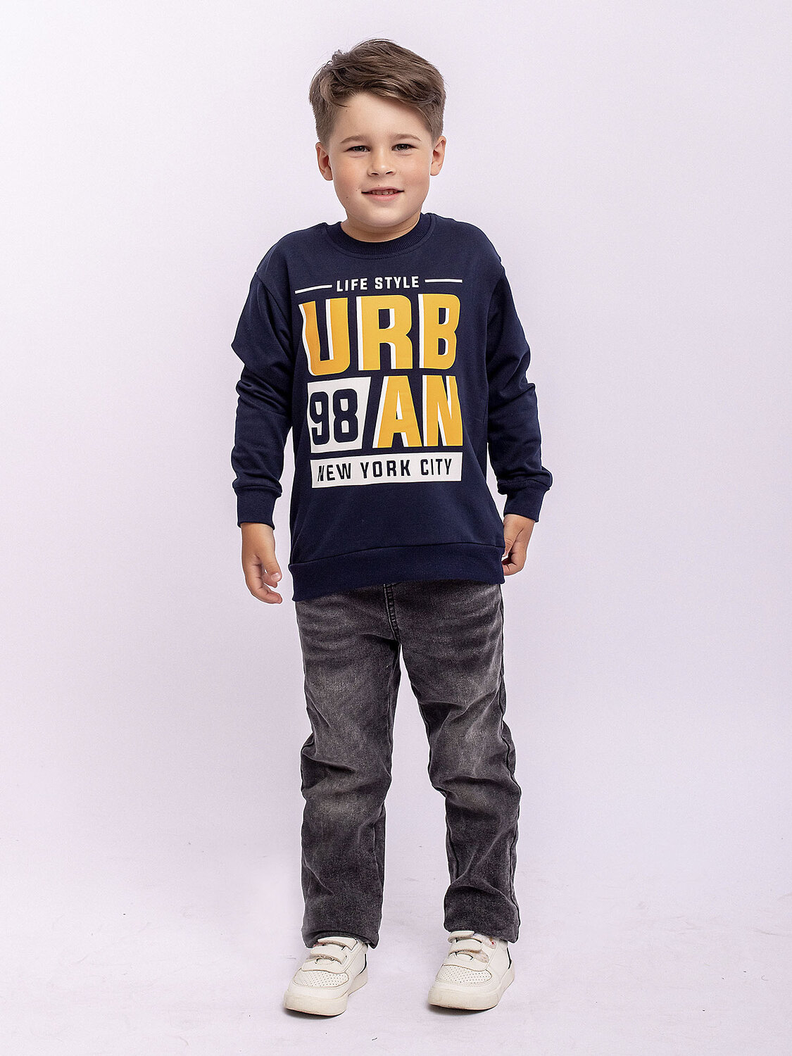 BATIK Свитшот 576319 011_ОС22 Синий