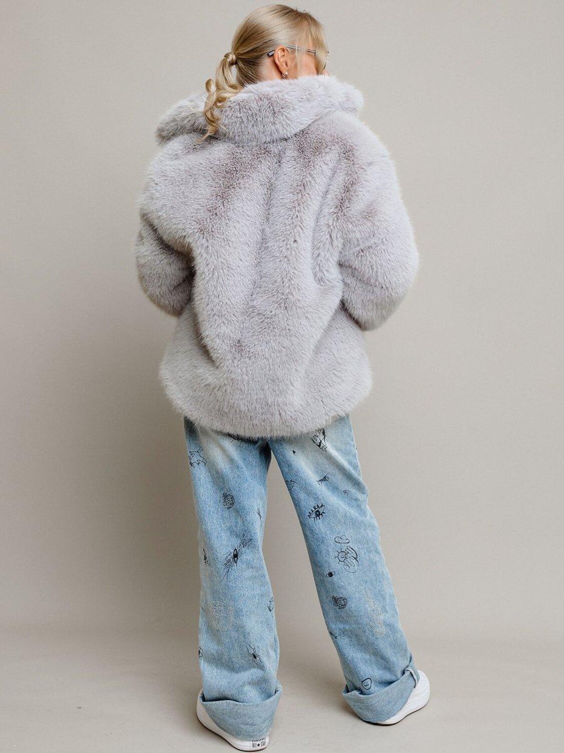 BATIK Шуба 576423 810-24о-3 Серый