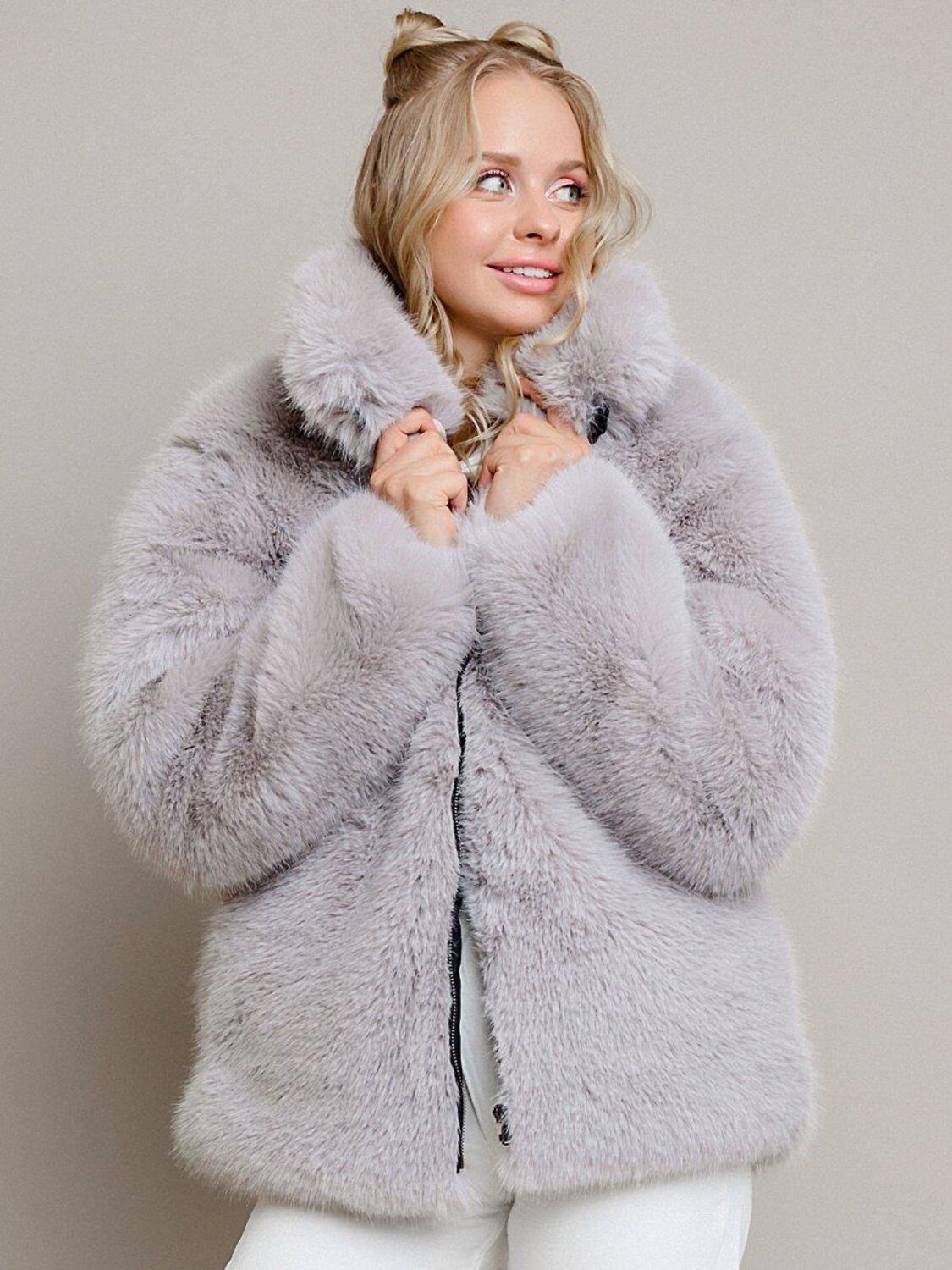 BATIK Шуба 576423 810-24о-3 Серый