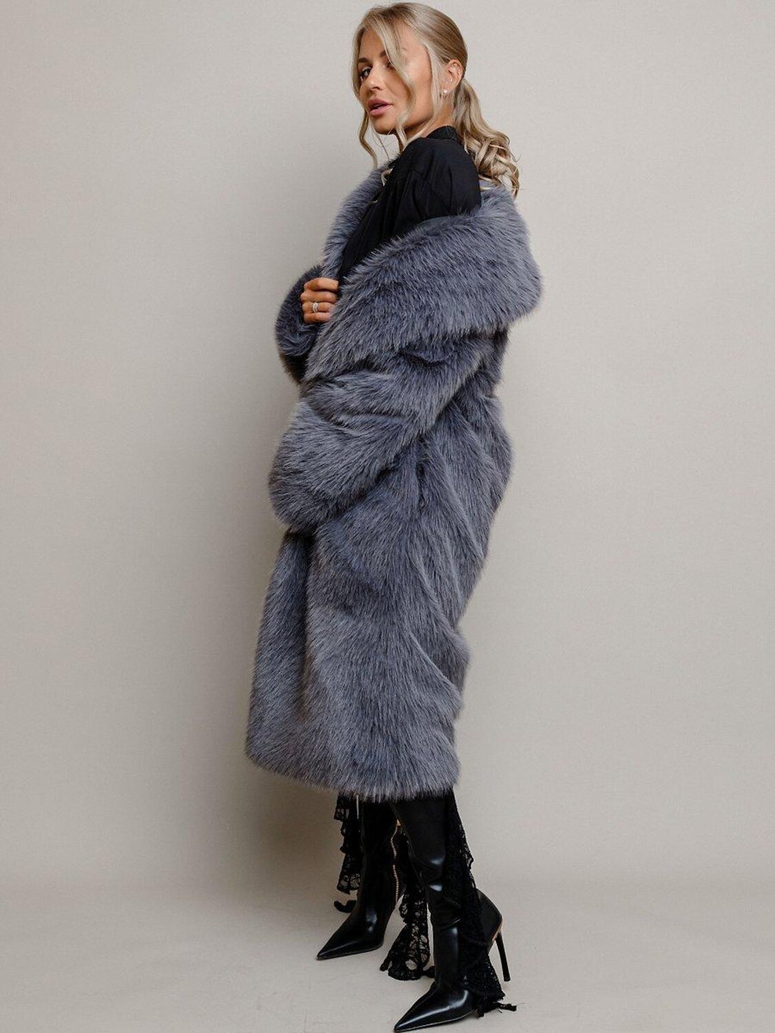 BATIK Шуба 576424 819-24о-3 Графит