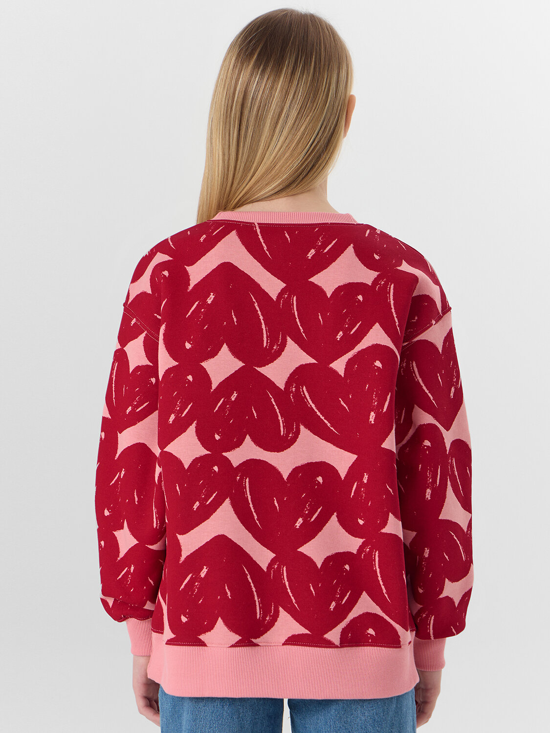 MARK FORMELLE Джемпер 576436 127916 сердечки на розовом